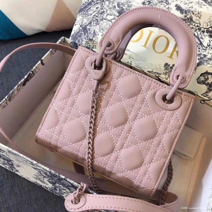 Cheap Ultramatte Pink Lady Bag Dior Calfskin Mini 0804 Luxury